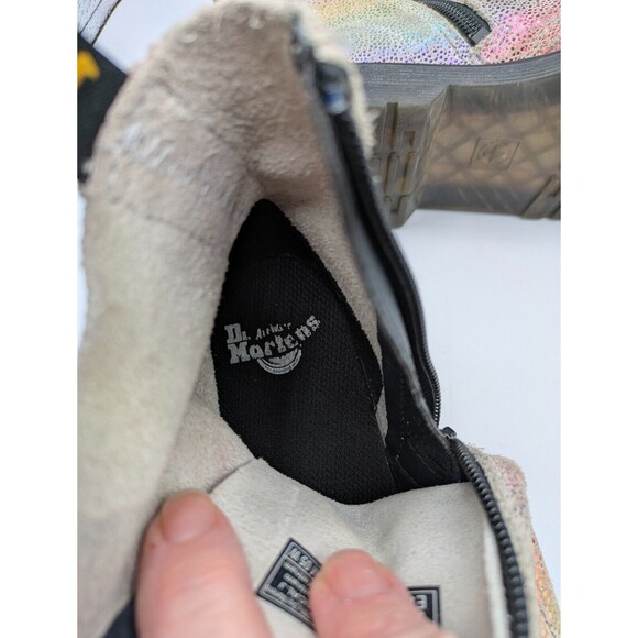 Dr Doc Martens 1460 Pascal J Iridescent Boots Girls US Size 3 - Picture 12 of 14